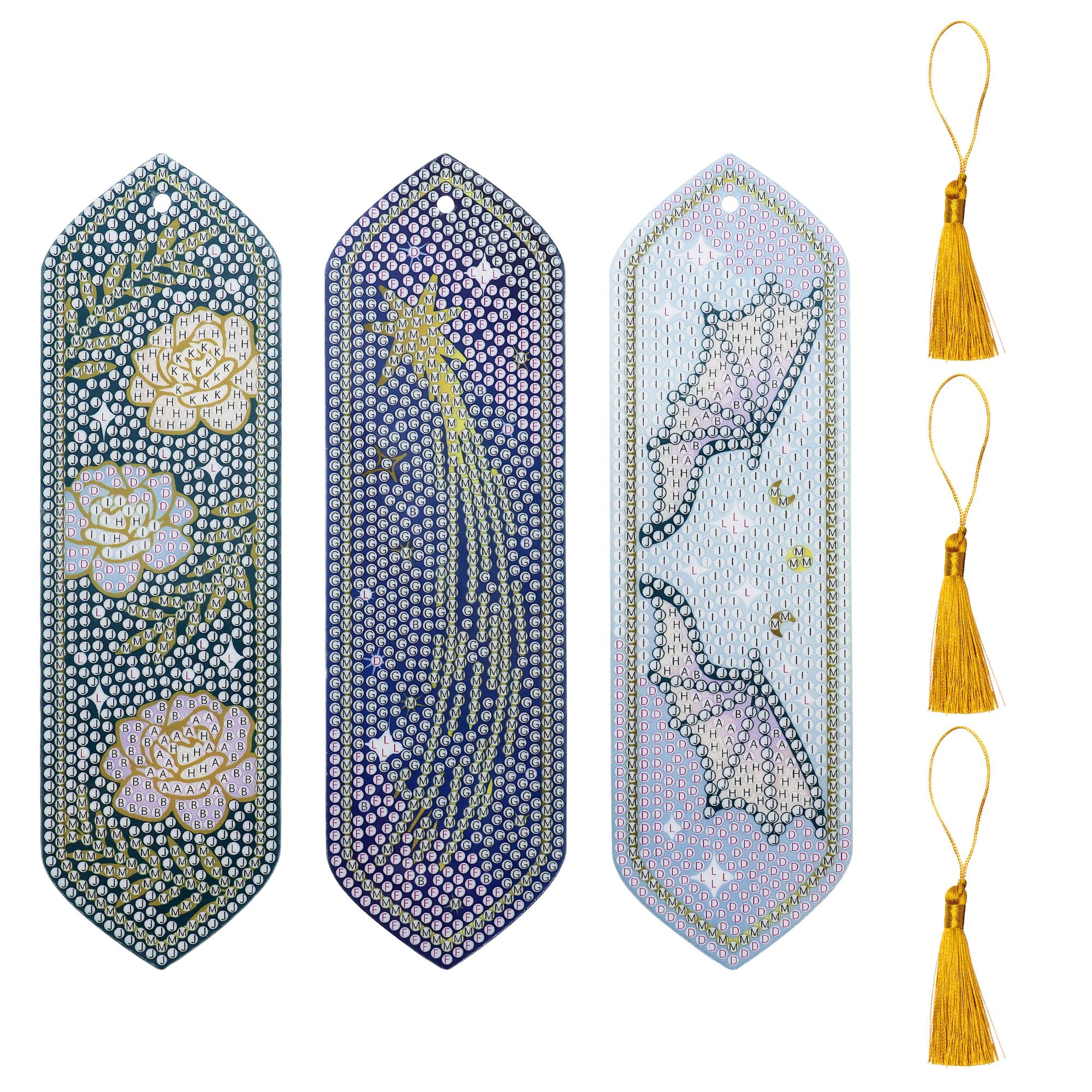 Starlit Romance Diamond Art Bookmark Kit by Make Market®